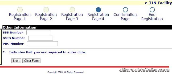 Online TIN Number Registration