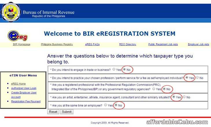 TIN Number Online Registration Bir