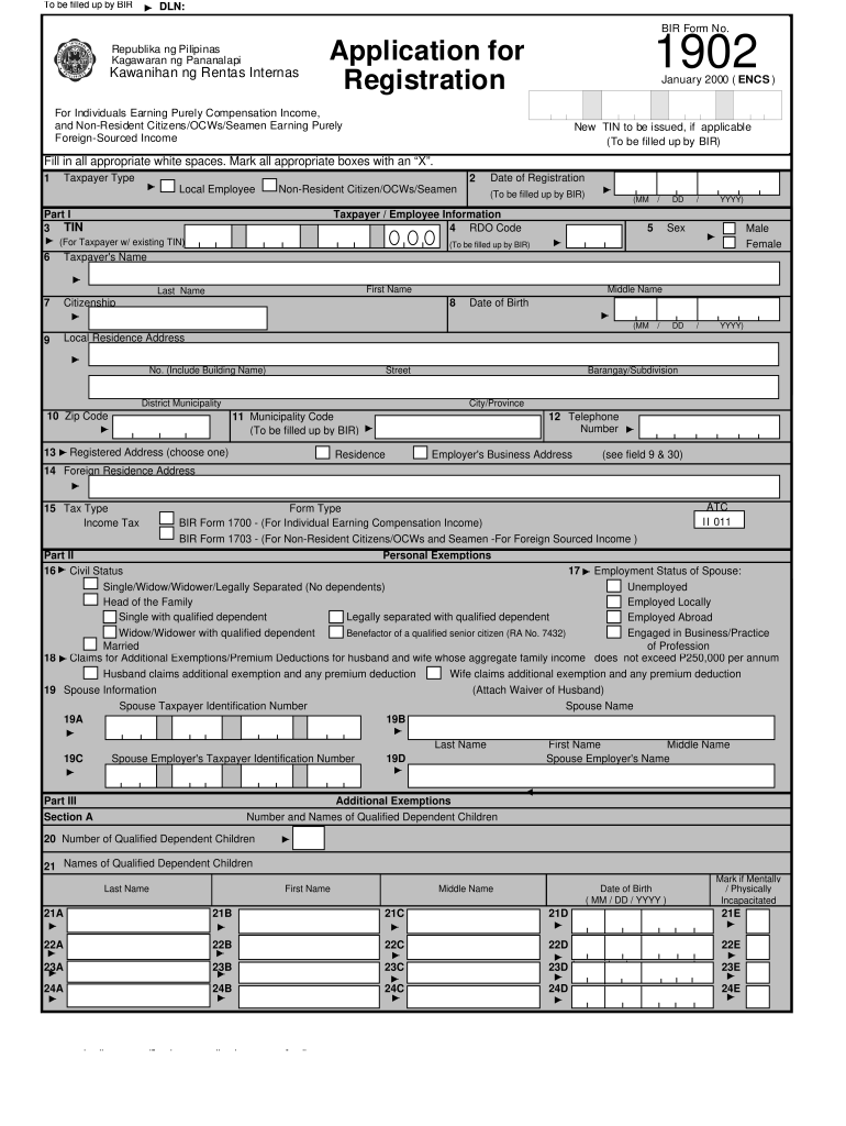 Tin Id Online Fill Online Printable Fillable Blank 